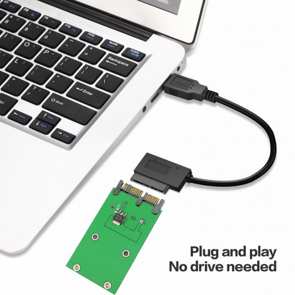 USB 3.0 to mSATA 50Pin SSD 1.8" Micro SATA 7+9 16pin Adapter Add on Cards PCBA SA-119+U3-068