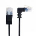 Ultra Slim Cat6 Ethernet Cable RJ45 Up Angled to Straight UTP Network Cable Patch Cord 90 Degree Cat6a Lan for Laptop Router TV BOX CC-UT-009-UP