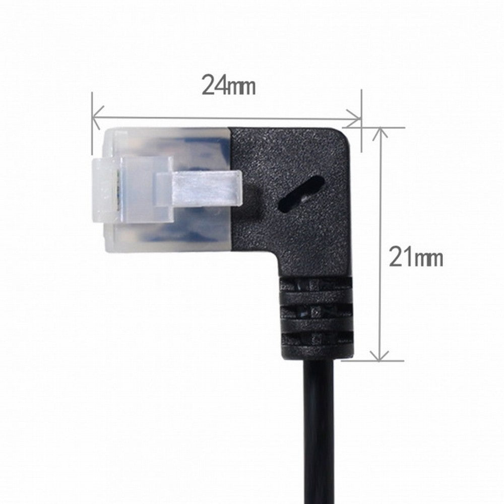 Ultra Slim Cat6 Ethernet Cable RJ45 Right Angled to Straight UTP Network Cable Patch Cord 90 Degree Cat6a Lan for Laptop Router TV BOX CC-UT-009-RI