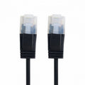 Ultra Slim Cat6 Ethernet Cable RJ45 Straight Direction TP Network Cable Patch Cord 90 Degree Cat6a Lan for Laptop Router TV BOX CC-UT-009-BK