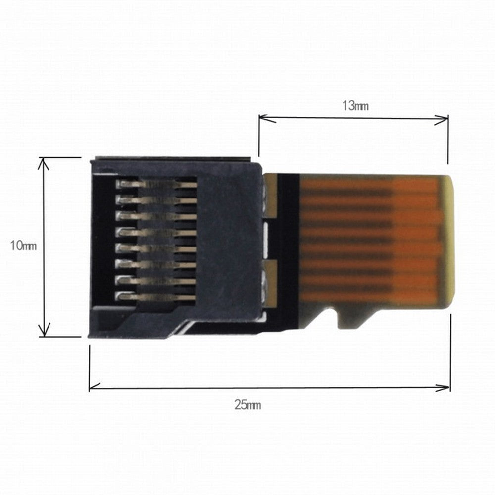 5pcs/lot Micro SD TF Memory Card Kit Male to Female Extension Adapter Extender Test Tools PCBA Reader for Car GPS Phone EP-033-BK-5PCS