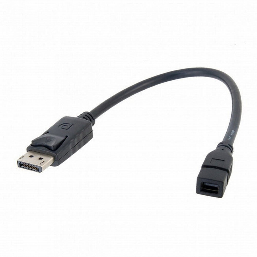 DP DisplayPort Male to Mini DP DisplayPort Female Cable 20cm for Displays HDTV Monitor DP-048-BK
