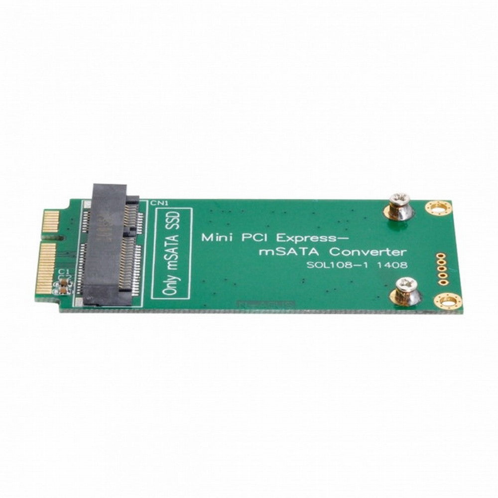 3x5cm mSATA Adapter to 3x7cm Mini PCI-e SATA SSD for Asus Eee PC 1000 S101 900 901 900A T91 SA-112