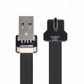 Right Angled USB 2.0 Type-A Male to USB-C Type-C Male Data Flat Slim FPC Cable for FPV Disk Phone CC-U2-039-RI