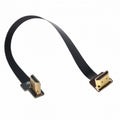 CYFPV Dual 90 Degree Right-Up Angled HDMI Type A Male to Male HDTV FPC Flat Cable for FPV HDTV Multicopter Aerial Photography CC-HD-206-RU