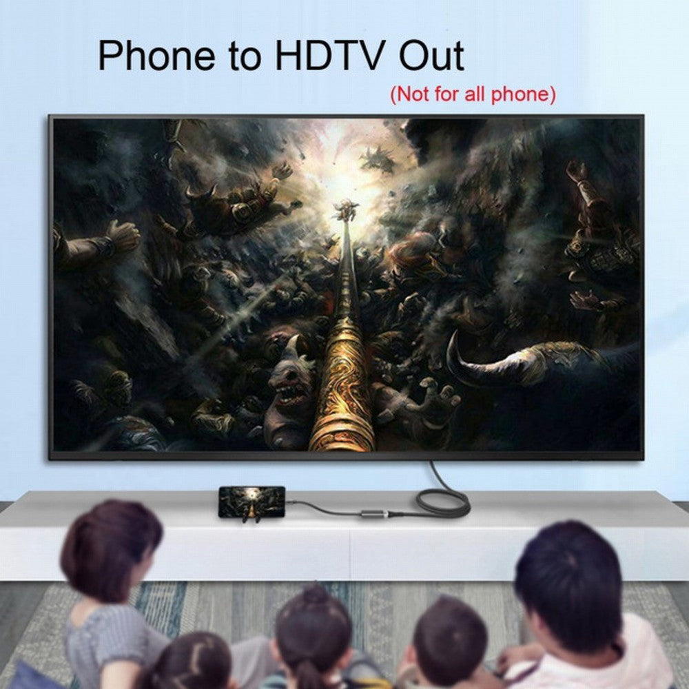 USB-C Type C to HDMI Cable HDTV Adapter 4K 60hz 1080p for Tablet Phone Laptop UC-006-HDF