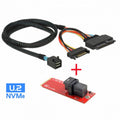 M.2 SFF-8643 Card Adapter and U.2 U2 SFF-8639 NVME PCIe SSD Cable PCI-E 3.0 4.0 for Mainboard SSD SF-093+SF-094