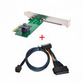 PCI-E 3.0 4.0 to SFF-8643 Card Adapter and U.2 U2 SFF-8639 NVME PCIe SSD Cable for Mainboard SSD SF-024+093