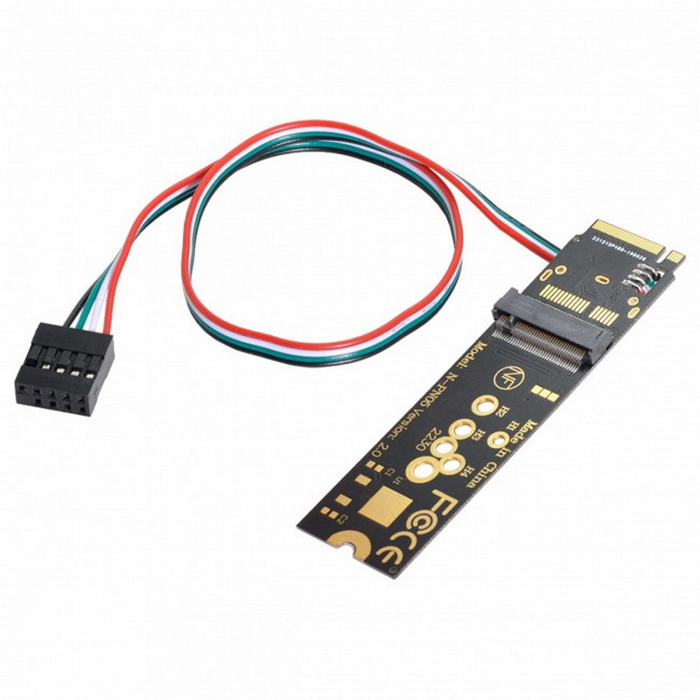 Wireless NGFF A/E-Key WiFi Card to M.2 NGFF Key-M NVME SSD Adapter for AX200 Wifi 6 Bluetooth 5.1 EP-002