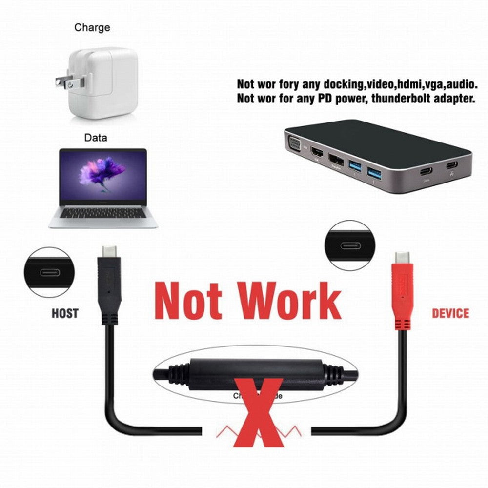 8m USB-C Type-C to USB-C 5Gbps Gen1 Chipset Repeater Data Cable Single-Way Transfer for Industrial Camera Laptop PC Disk UC-044-8.0M