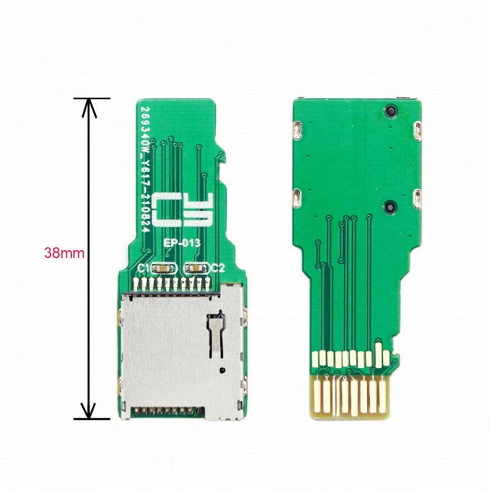 TF Micro SD Male Extender to TF Card Female Extension Adapter PCBA SD/SDHC/SDXC UHS-III UHS-3 UHS-2 EP-013