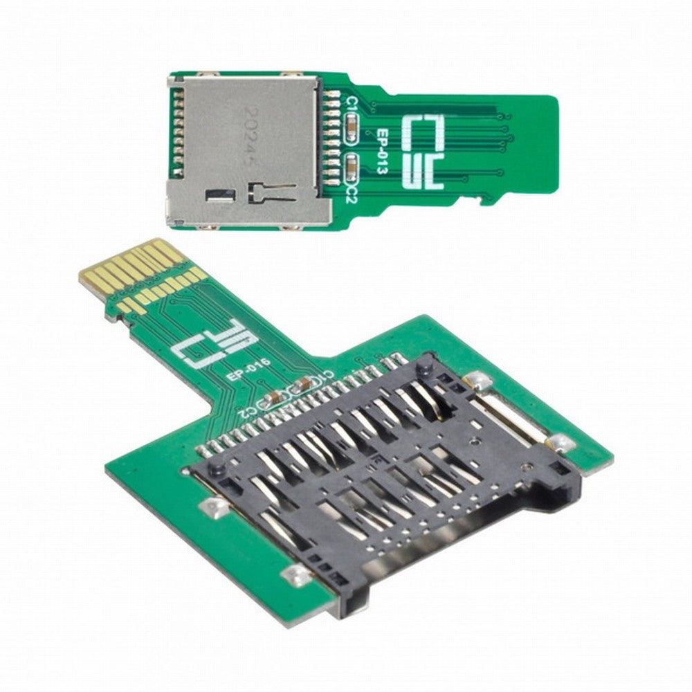 2pcs TF Micro SD Male Extender to SD Card Female Extension Adapter PCBA SD/SDHC/SDXC UHS-III UHS-3 UHS-2 EP-013+016