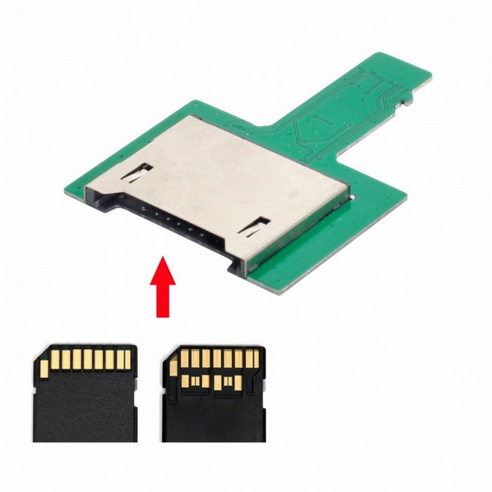 2pcs TF Micro SD Male Extender to SD Card Female Extension Adapter PCBA SD/SDHC/SDXC UHS-III UHS-3 UHS-2 EP-013+016