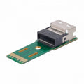 PCI-E Slimline SAS 4.0 SFF-8654 4i 38pin to SFF-8654 38pin Male to Female Extender Adapter Test Tools SF-003