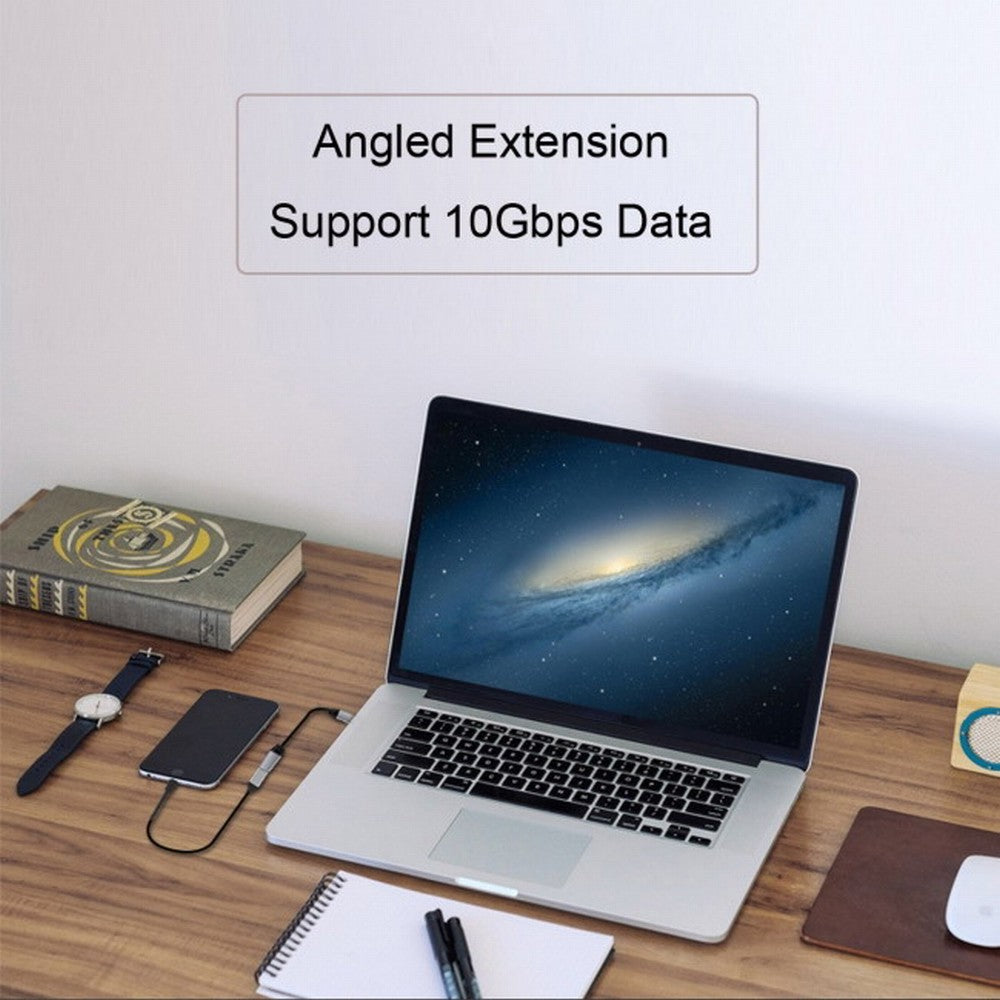 USB-C USB 3.1 Type-C Male to Female Extension Data Cable 10Gbps 100W with Sleeve for Laptop Phone CC-UC-058-SL