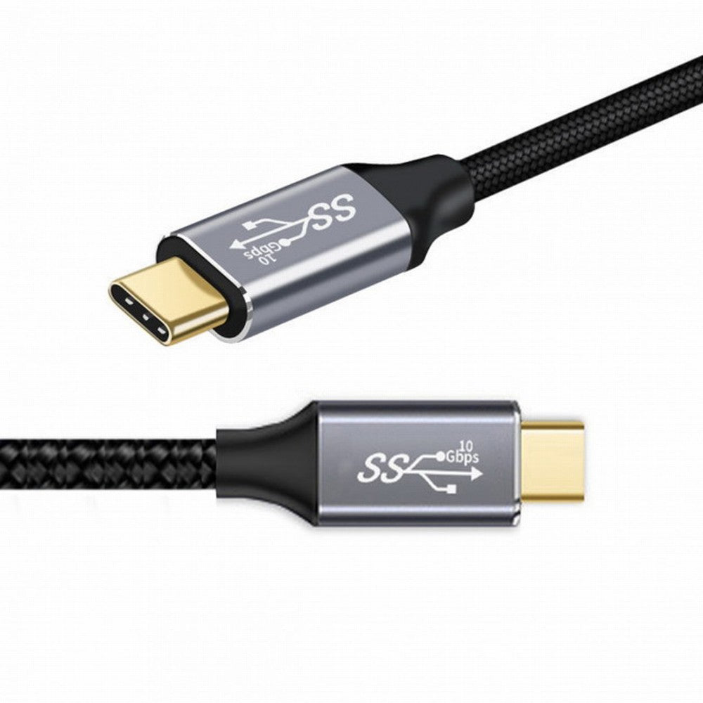 Type-C USB-C Male to Male USB3.1 10Gbps 100W Data Cable with E-marker for Laptop Phone CC-UC-064-SL
