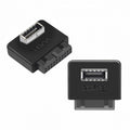 2pcs USB 3.1 Front Panel Socket Key-A Type-E to USB 3.0 20Pin Header Male Extension Adapter for Motherboard UC-032