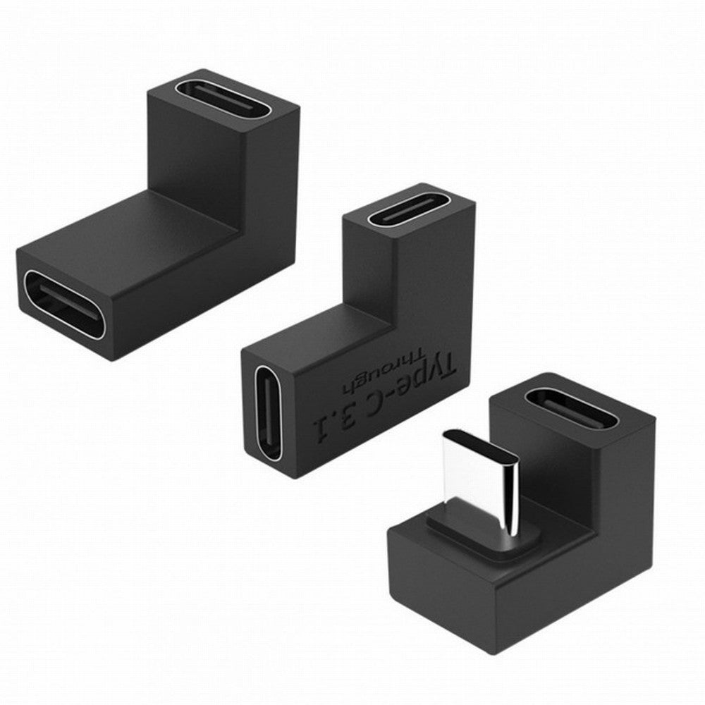 3pcs/lot USB 3.1 Type C Male Female to USB-C Female Power Data 10Gbps Adapter for NS Switch Phone UC-077