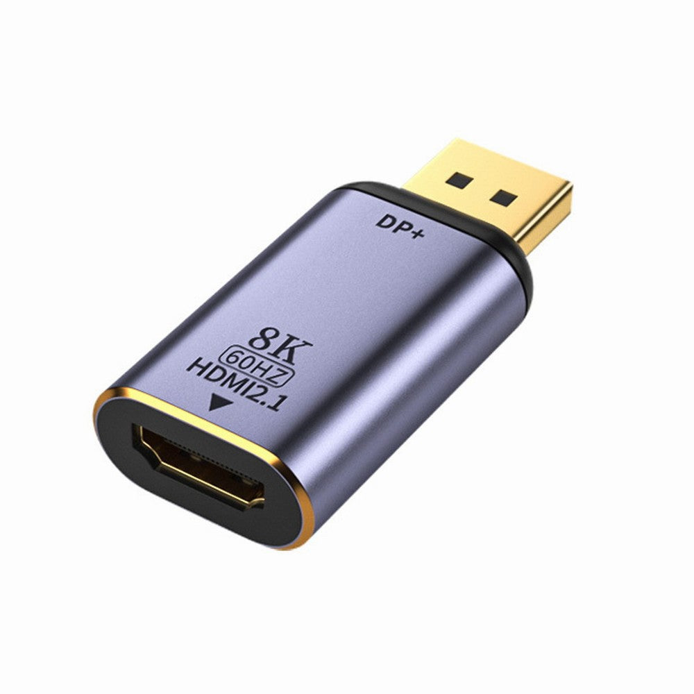 DisplayPort 1.4 Source to HDMI 2.0 Display 8K 60hz UHD 4K DP to HDMI Male Monitor Adapter Connector DP-055-DPF