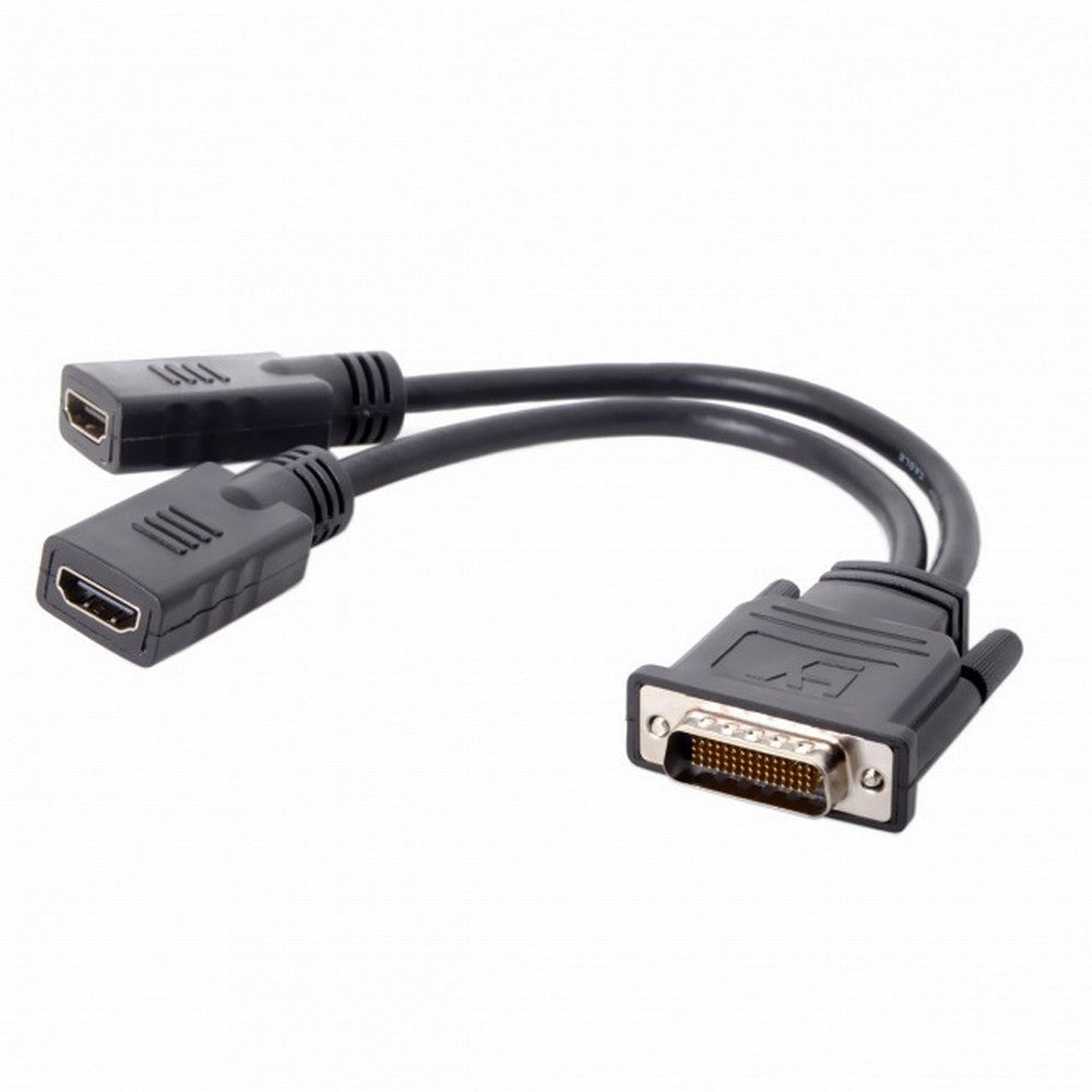 DMS-59Pin Male to Dual HDMI 1.4 HDTV Female Splitter Extension Cable for PC Graphics Card DB-028