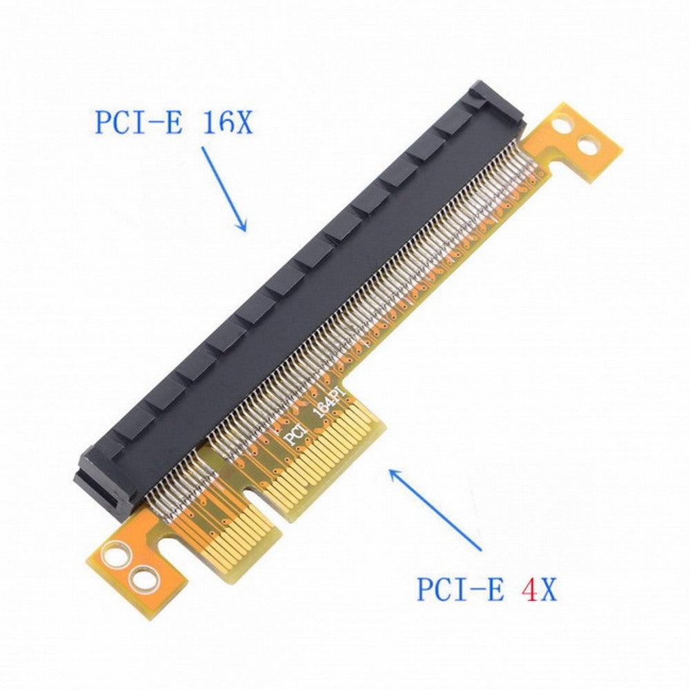 PCI-E Express 4x to PCIE 16x Extender Converter Riser Card Adapter Male to Female EP-003