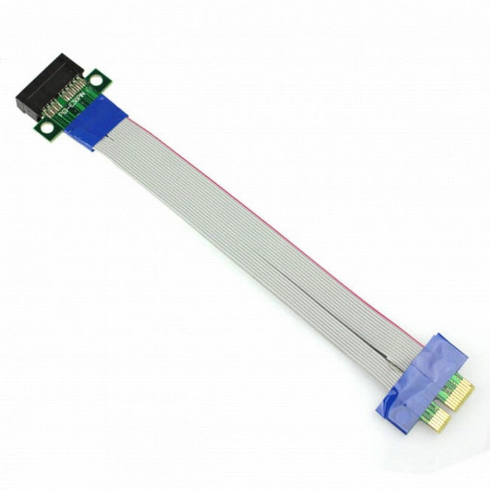 PCI-E Express 1X Slot Riser Card Extender Extension Ribbon Flex Relocate Cable 20cm EP-051