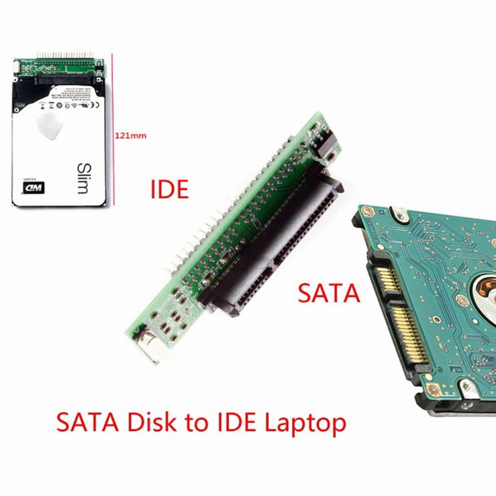 SATA Female to IDE 44Pin Converter Adapter PCBA for Laptop 2.5" Hard Disk Drive EP-045