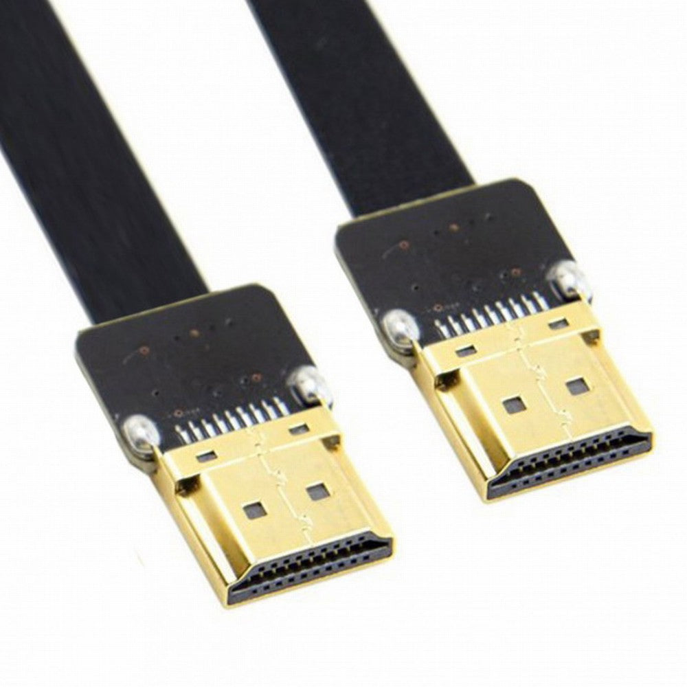 CYFPV HDMI Type A Male to HDMI Male HDTV FPC Flat Cable for FPV HDTV Multicopter Aerial Photography CC-HD-198-BK