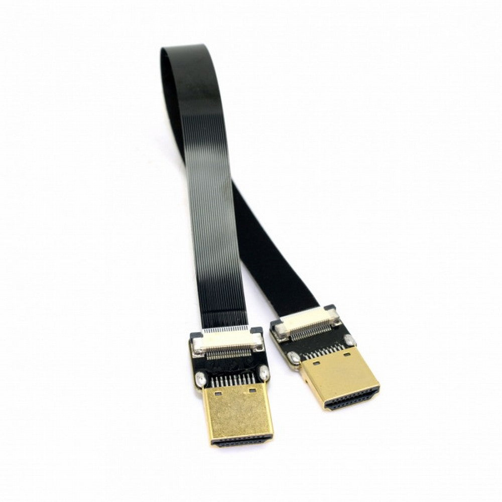CYFPV HDMI Type A Male to HDMI Male HDTV FPC Flat Cable for FPV HDTV Multicopter Aerial Photography CC-HD-198-BK