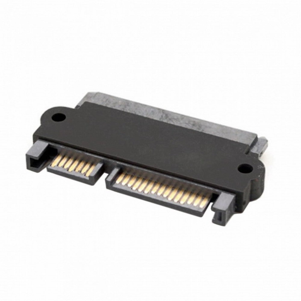 3.5" 2.5inch SATA 22Pin 7+15 Male to SATA 22P 7+15 Female extension convertor adapter with screw holes SA-029