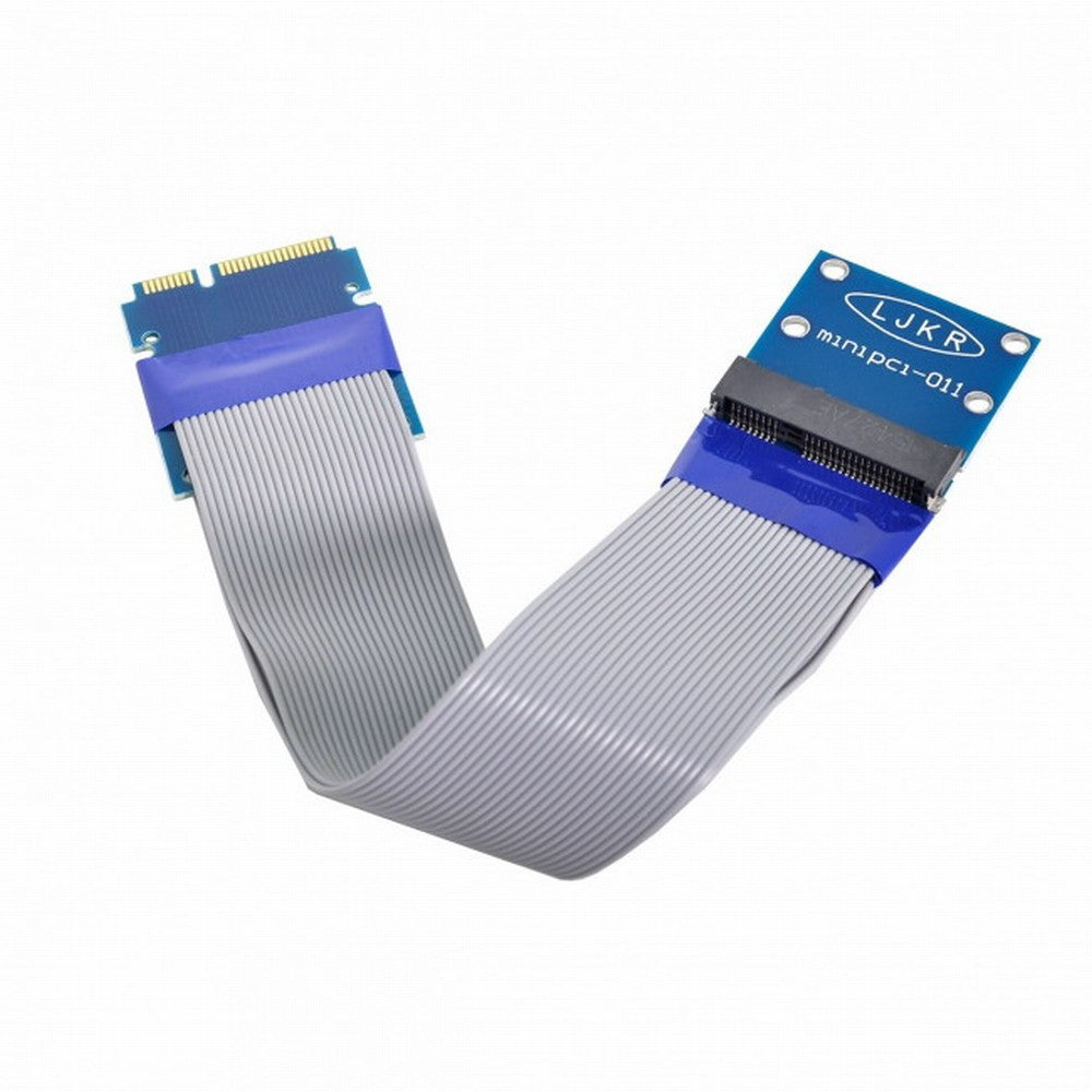 Flexible Mini PCI Express PCI-e Mini Card Extender 52pin Male to Female Extension FFC Cable SA-147