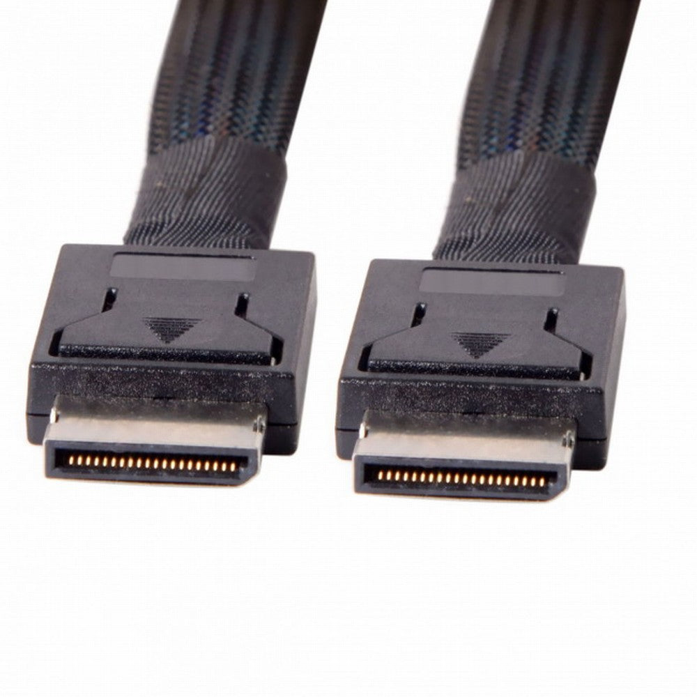 OCuLink PCIe PCI-Express SFF-8611 4i to OCuLink SFF-8611 SSD Data Active Cable 50cm SF-014-BK