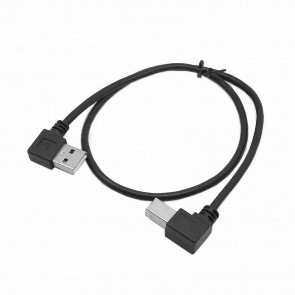 Left Angled USB 2.0 A Male to B Male Angled 90 Degree Printer Cable 50cm 100cm CC-U2-032-LE