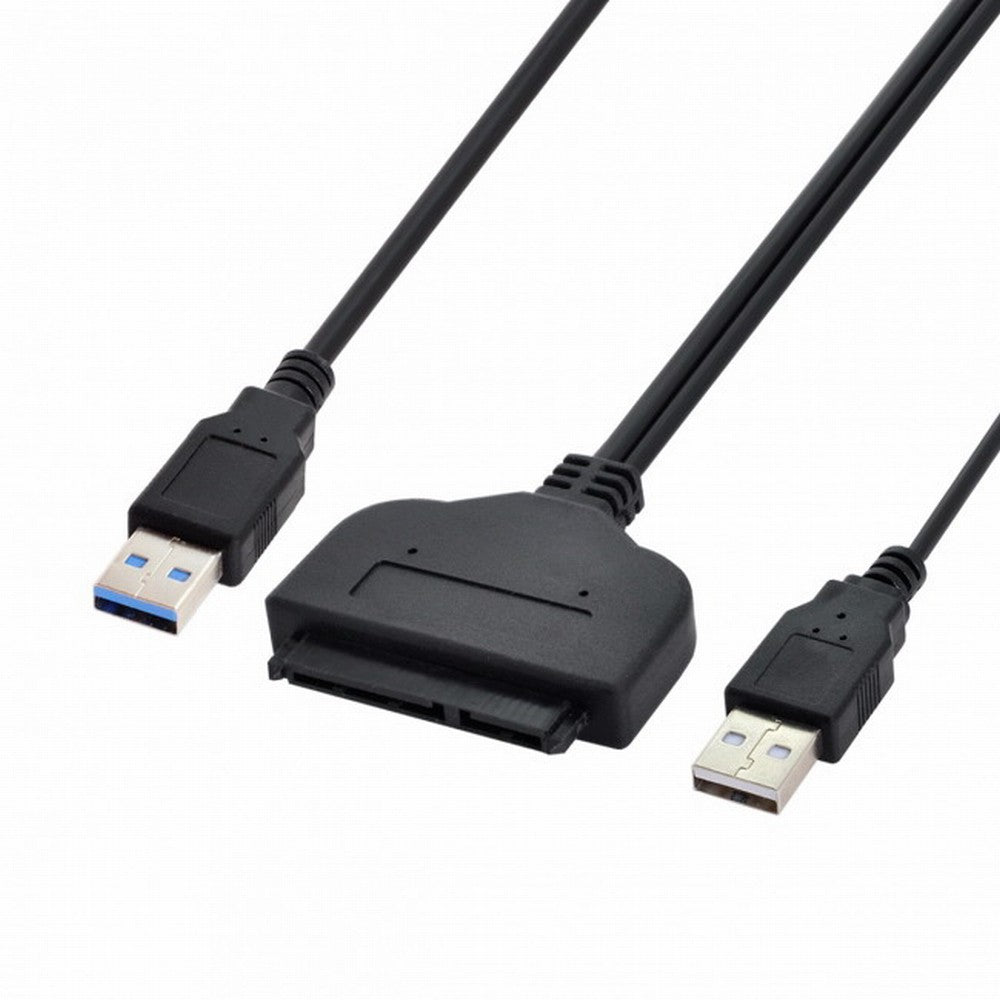 USB 3.0 to SATA 22Pin 2.5" Hard disk driver Adapter With extral USB Power cable U3-067