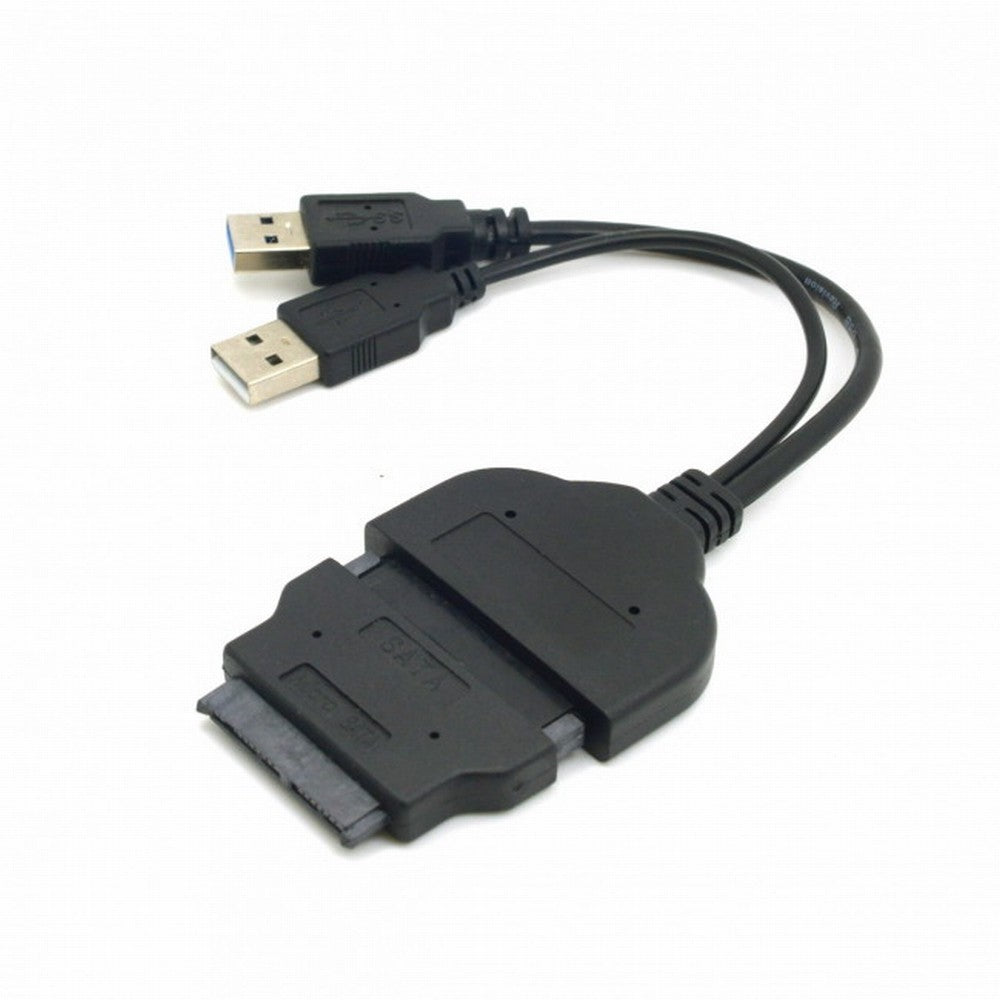 1set USB 3.0 to SATA 22Pin SATA to 16Pin Micro SATA Adapter for 1.8" 2.5" Hard Disk Driver With Extral USB Power Cable U3-067+SA-006