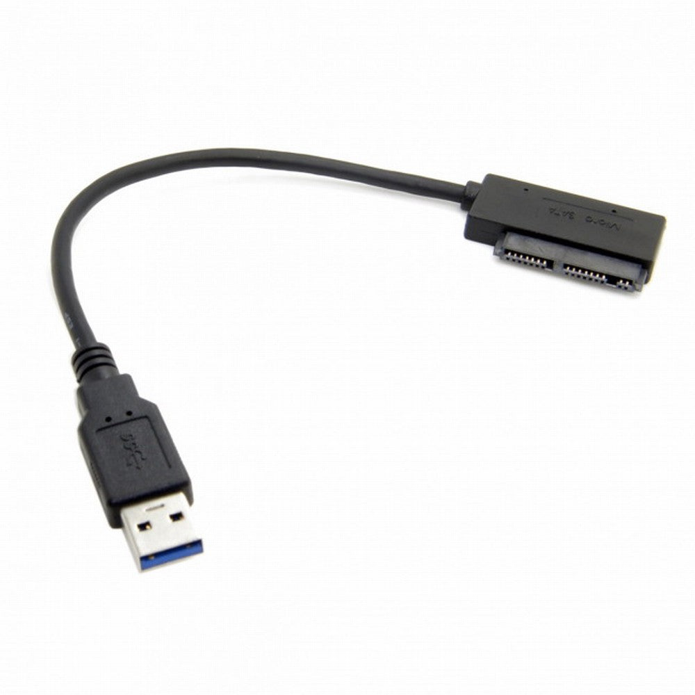 USB 3.0 to Micro SATA 7+9 16 Pin 1.8" 90 Degree Angled Hard Disk Driver SSD Adapter Cable 10cm U3-068