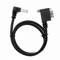 Down Direction Right Angled 90 Degree USB 3.0 A plug to Micro B Plug Left Angled locking screws Panel Cable 40cm U3-078-LE