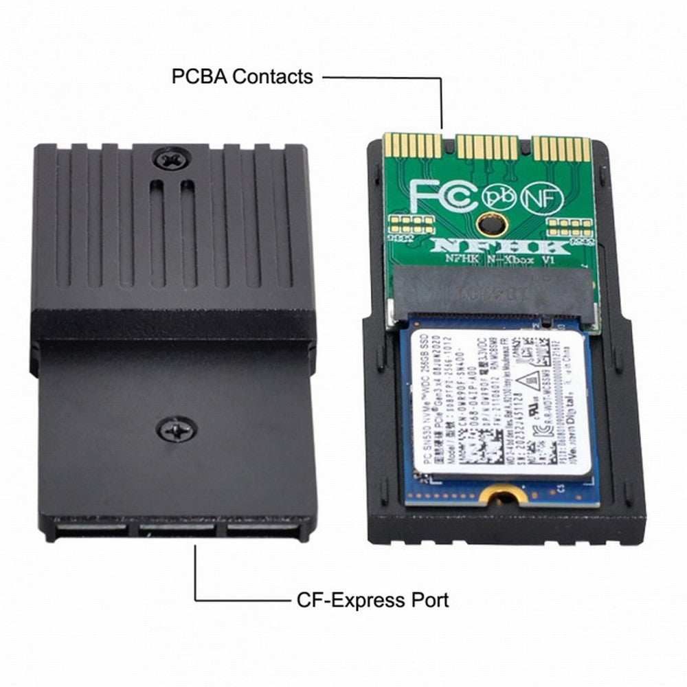 CF-Express Type-B to M.2 NVMe 2230 M-Key Adapter CFE for XBOX Series XS CH SN530 SSD PCIe4.0 Expansion Memory Card SA-036