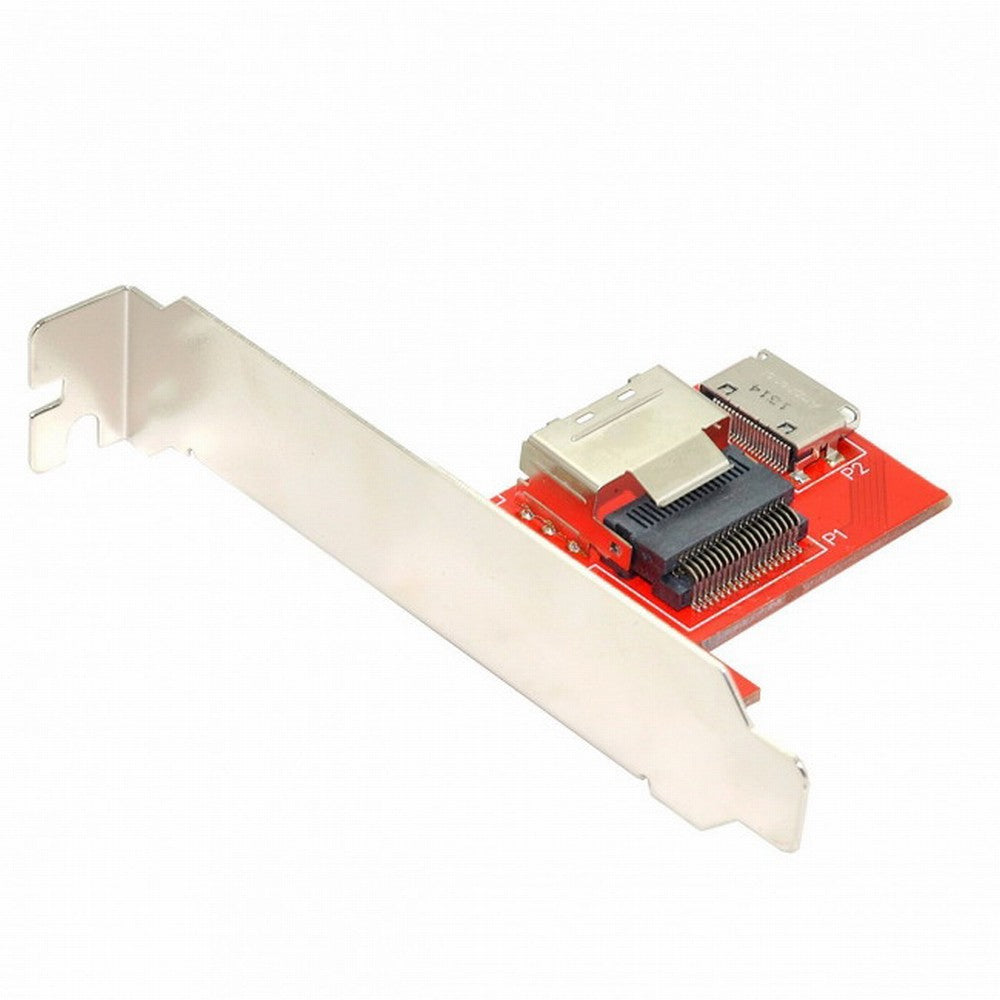 PCI-Express 4.0 Mini SAS SFF-8087 to Oculink SFF-8611 SFF-8612 PCBA Female Adapter With Bracket SF-041