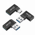 3pcs/lot Angled 90 Degree USB 3.1 Type C Male Female to USB3.0 Type A Female OTG Data 10Gbps Adapter UC-081