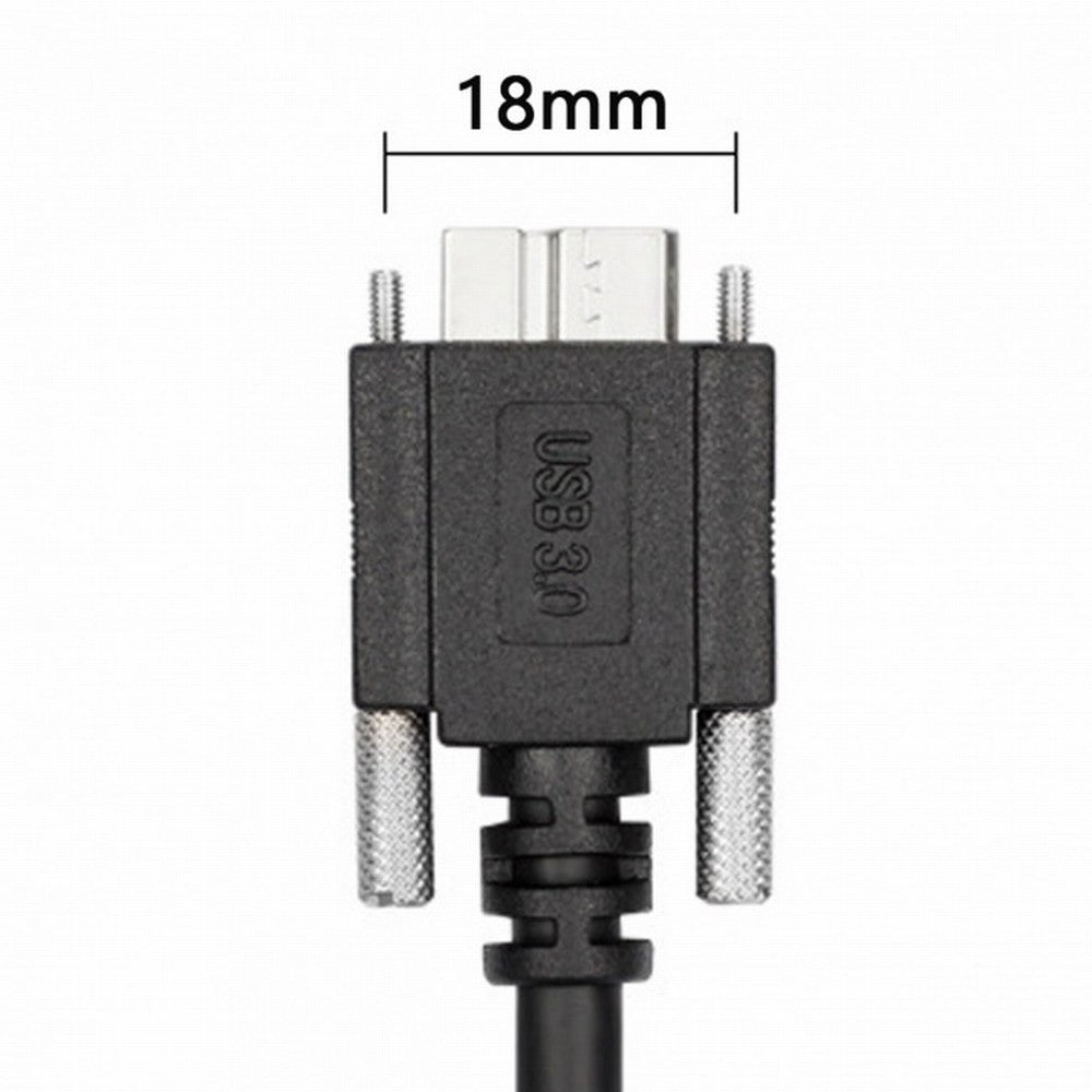 USB 3.0 A type Cable Male to Micro USB 3.0 B Male with Mount Panel Screws for Hard Disk Mobile Phone CC-U3-106