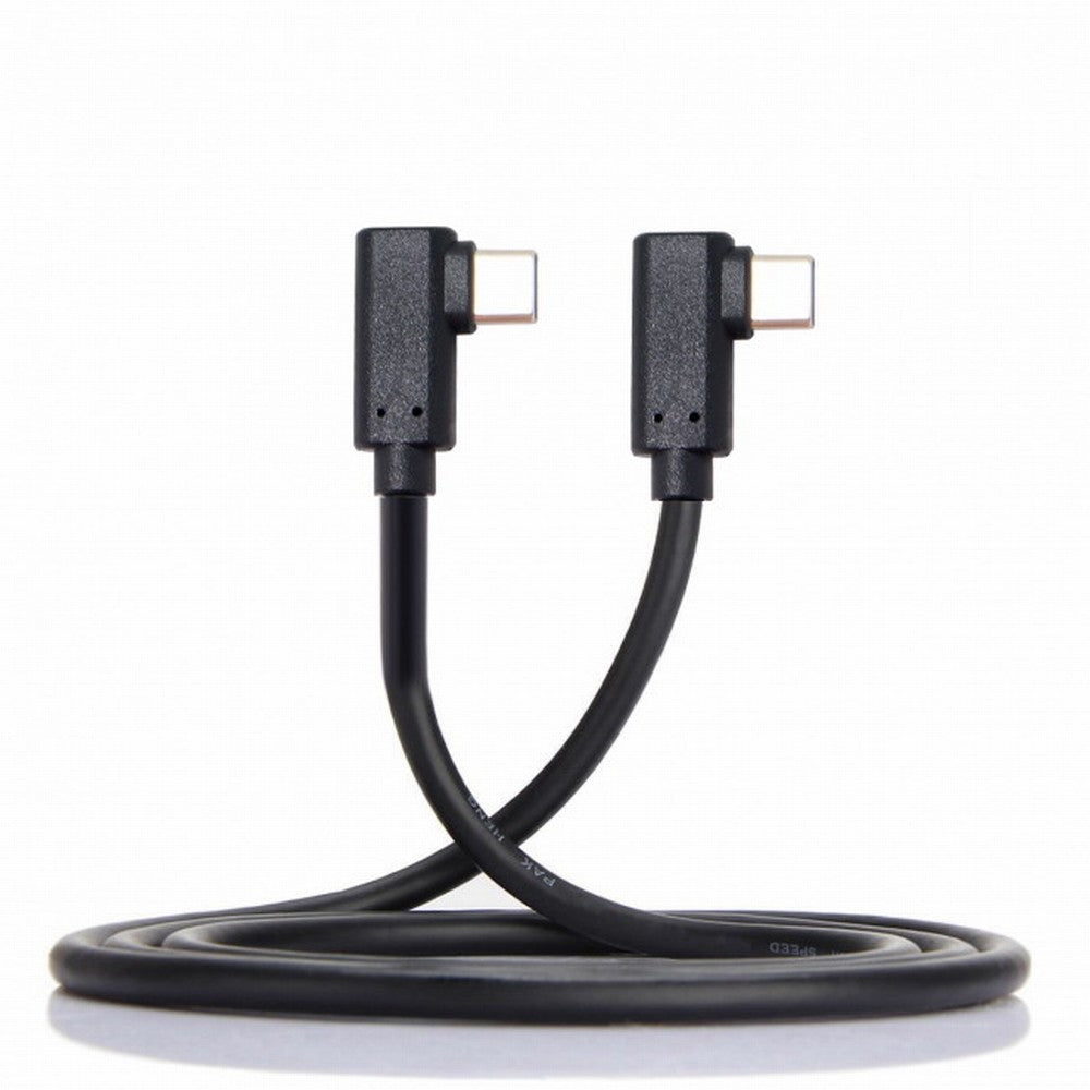 USB-C Type-C to Type-C Cable Gen2 10Gbps 65W Dual 90 Degree Left Right Angled Type CC-UC-144-RI