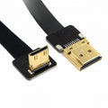 CYFPV 90 Degree Up Angled FPV Mini HDMI Male to HDMI Male FPC Flat Cable 50cm for FPV HDTV Multicopter Aerial Photography CC-HD-190-UP