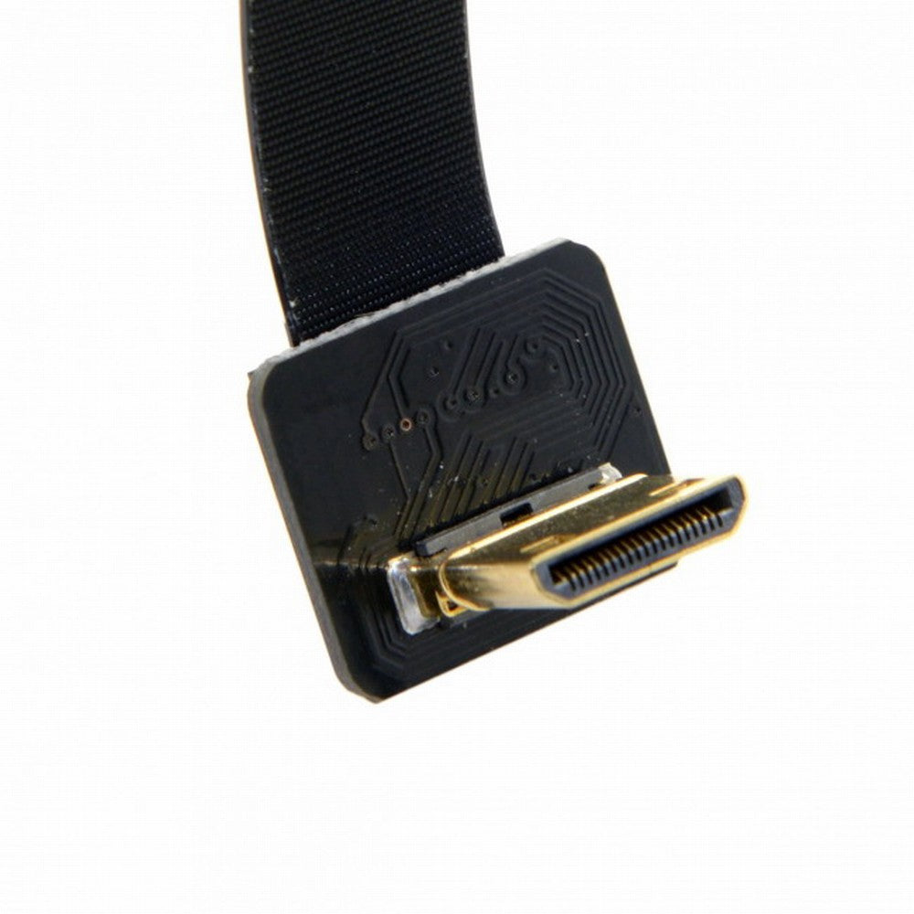 CYFPV 90 Degree Up Angled FPV Mini HDMI Male to HDMI Male FPC Flat Cable 50cm for FPV HDTV Multicopter Aerial Photography CC-HD-190-UP