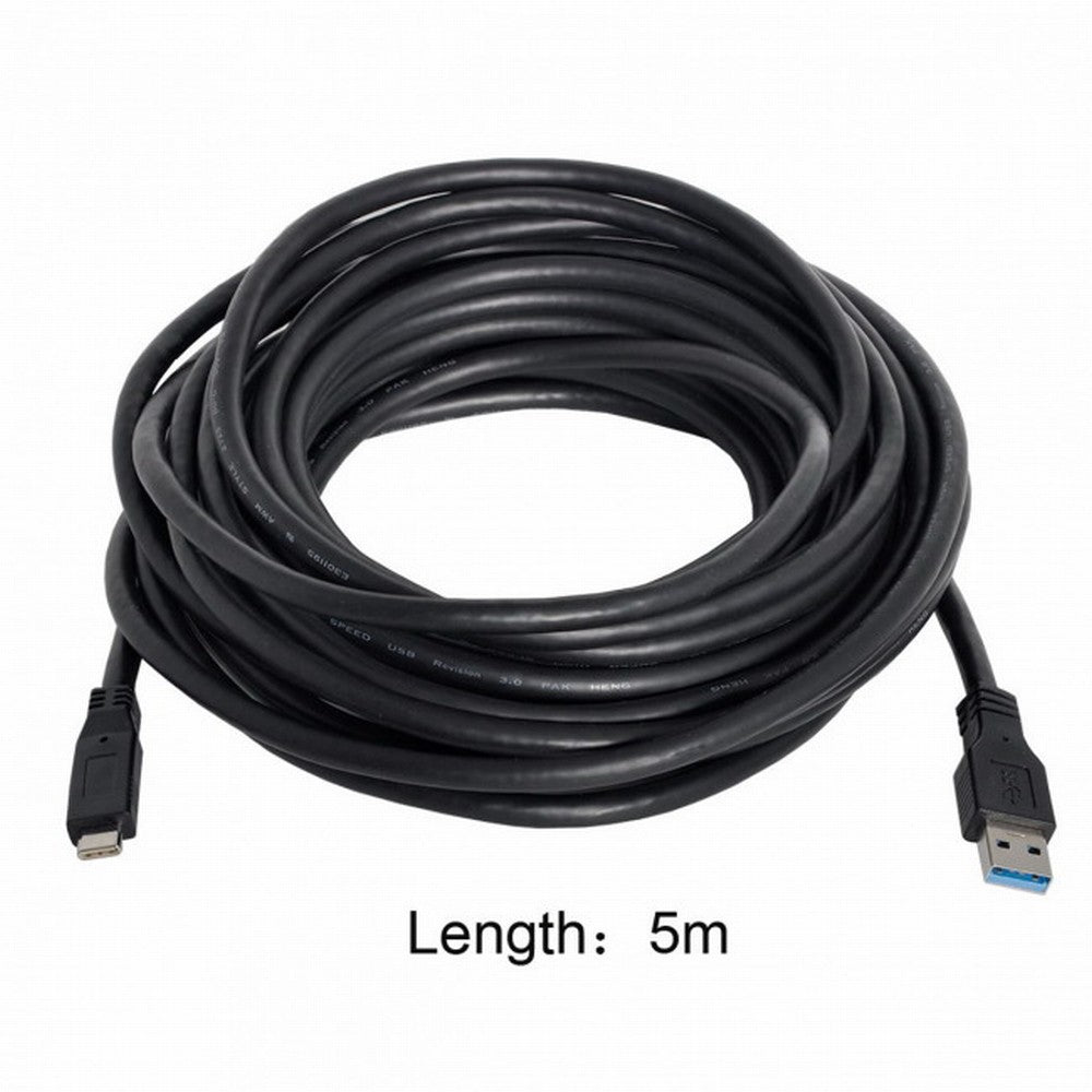 5m USB-C USB 3.1 Type C Male to USB3.0 Type A Male Data Cable for Tablet Phone Hard Disk Drive UC-199-BK-5.0M