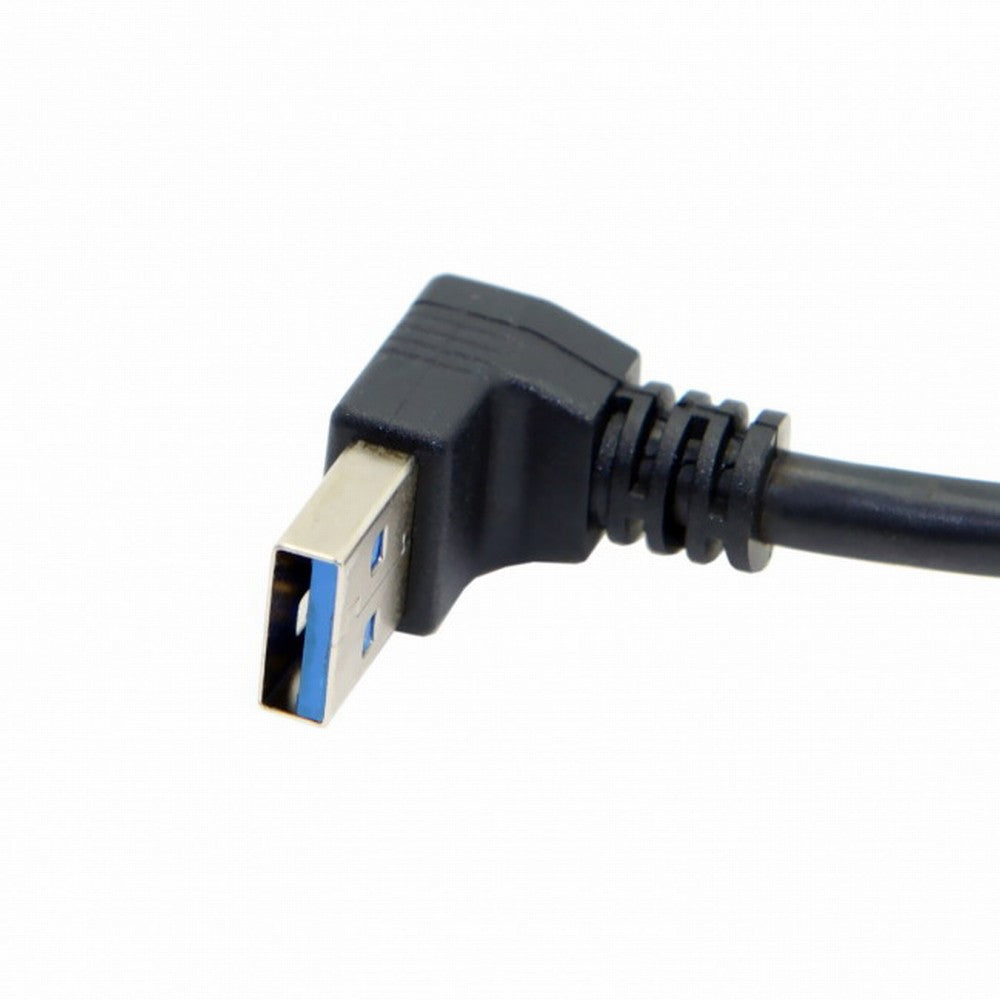 USB 3.1 USB-C Up Down Angled to 90 Degree Down Angled A Male Data Cable for Tablet Phone UC-098-DN