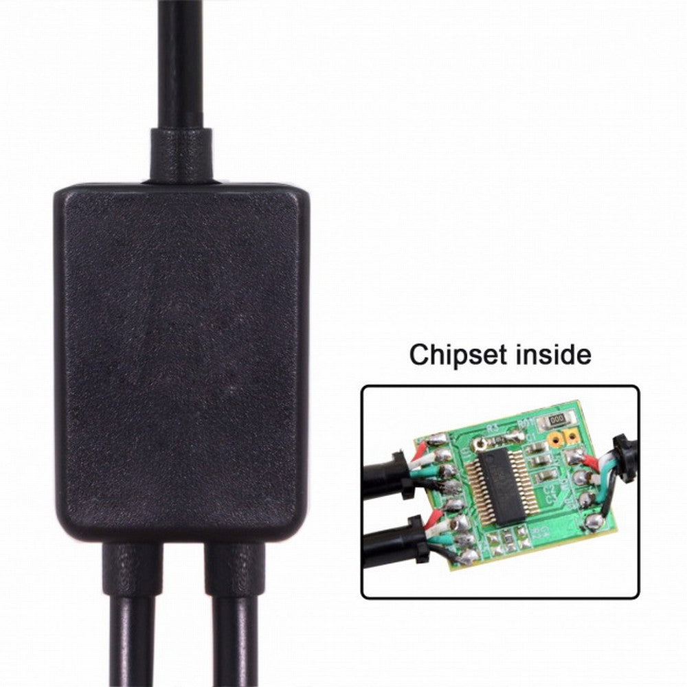 Type-C to Dual Ports USB-C Female Hub Cable For Laptop PC Mouse Flash Disk UC-127