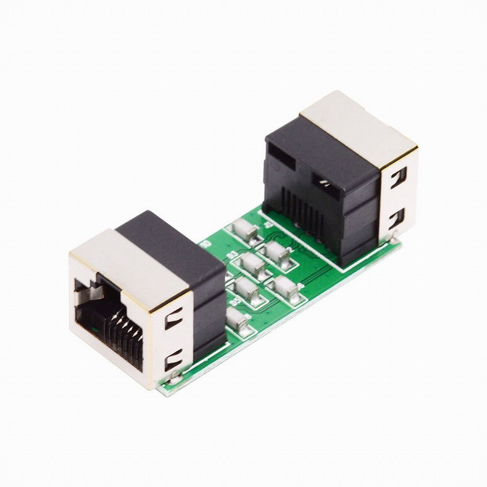 5pcs/lot Lightning Protection RJ45 UTP STP CAT6 CAT5e Female to Female Network Lan Adapter Extender UT-013-5PCS