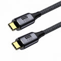 USB4 Cable 40Gbps with 100W Charging and 8K@60Hz 5K@60Hz USB4.0 Compatible with Thunderbolt3/4 CC-UC-076-BK