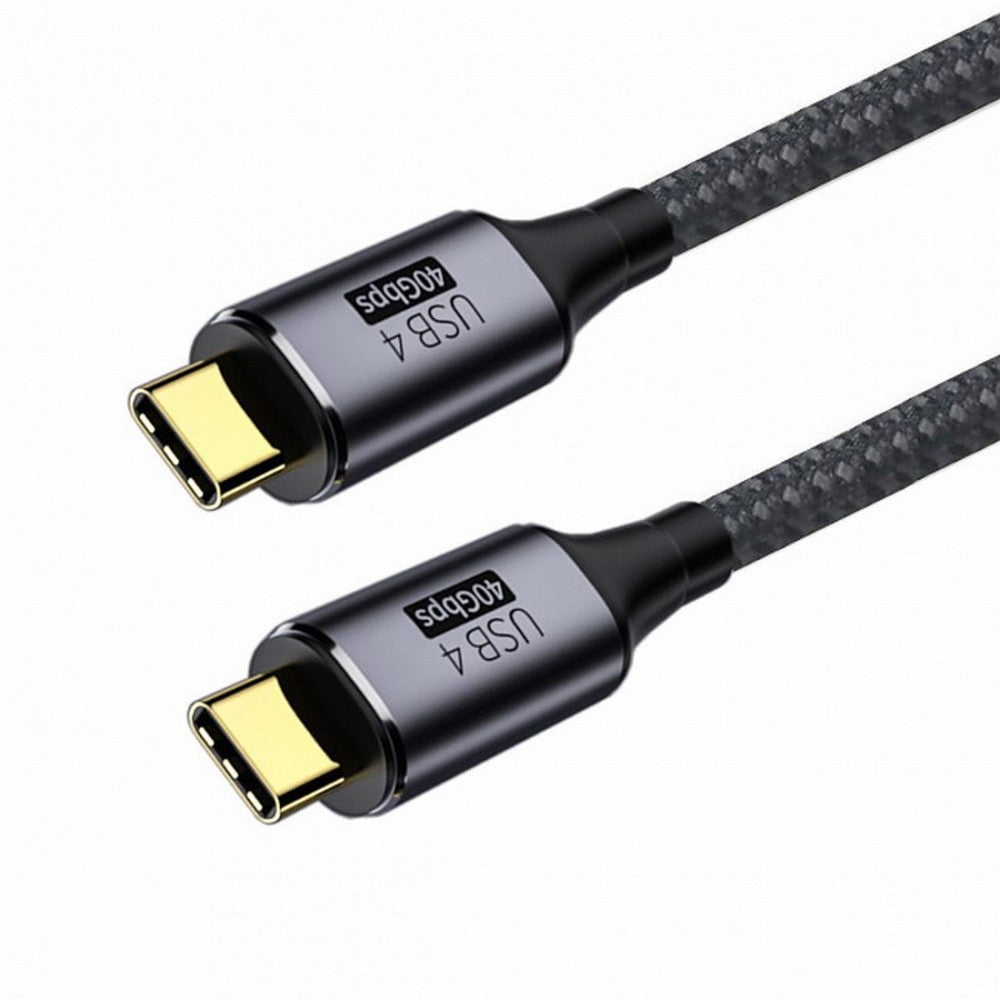 USB4 Cable 40Gbps with 100W Charging and 8K@60Hz 5K@60Hz USB4.0 Compatible with Thunderbolt3/4 CC-UC-076-BK